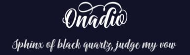 Onadio by 7NTypes — Script Handwritten Font — thumbnail 2