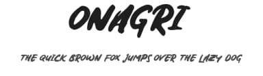 Onagri by Ali Hamidi — Script Handwritten Font — thumbnail 1