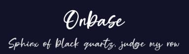Onbase by Khurasan — Script Handwritten Font — thumbnail 2