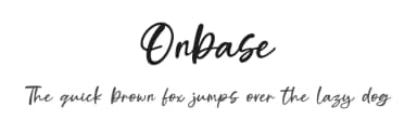 Onbase by Khurasan — Script Handwritten Font — thumbnail 1