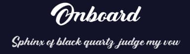 Onboard by Vunira Design — Script Handwritten Font — thumbnail 2