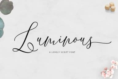 One Luminous Font by moriztype — Script Handwritten Font — thumbnail 1