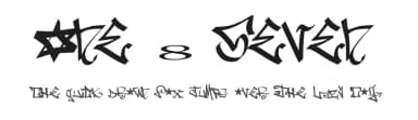 One 8 Seven by Tré Bomb Nation — Script Handwritten Font — thumbnail 1