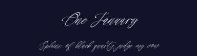 One January by Kong Font — Script Handwritten Font — thumbnail 2