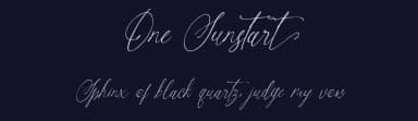 One Sunstart by Figstype — Script Handwritten Font — thumbnail 2