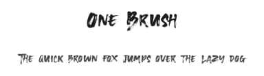 One Brush by selawetype — Script Handwritten Font — thumbnail 1