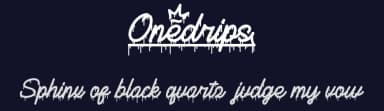 Onedrips by Prioritype Co — Script Handwritten Font — thumbnail 2