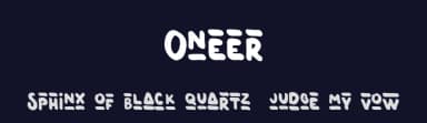 Oneer by Petar Acanski — Script Handwritten Font — thumbnail 2