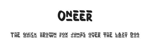 Oneer by Petar Acanski — Script Handwritten Font