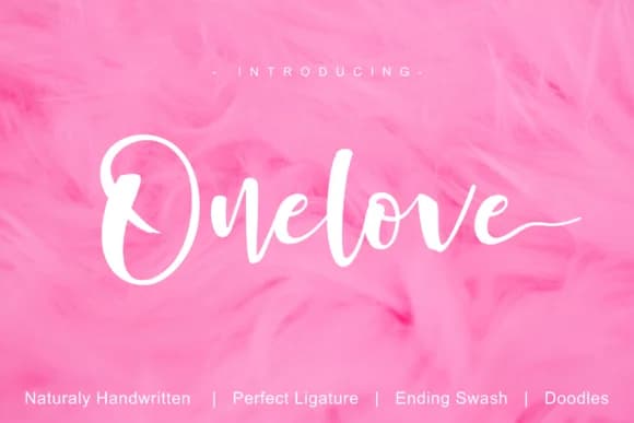 Onelove Font by Abodaniel — Script Handwritten Font — preview 1
