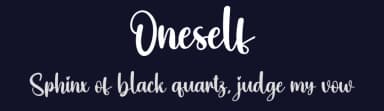 Oneself by Scratchones — Script Handwritten Font — thumbnail 2