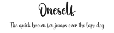 Oneself by Scratchones — Script Handwritten Font — thumbnail 1