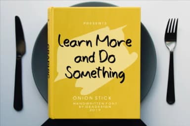 Onion Stick Font by geadesign — Script Handwritten Font — thumbnail 2