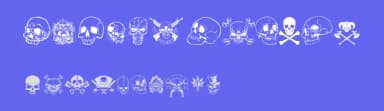 Only Skulls by zanatlija — Dingbats Font — thumbnail 3