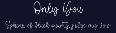 Only You by Wahyu Studio — Script Handwritten Font — thumbnail 2