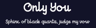 Only You by Don Marciano — Script Handwritten Font — thumbnail 2
