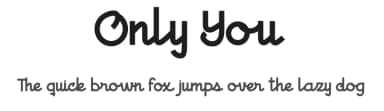 Only You by Don Marciano — Script Handwritten Font — thumbnail 1