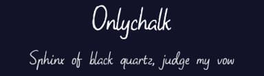 Onlychalk by Allouse Studio — Script Handwritten Font — thumbnail 2