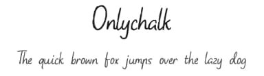 Onlychalk by Allouse Studio — Script Handwritten Font — thumbnail 1
