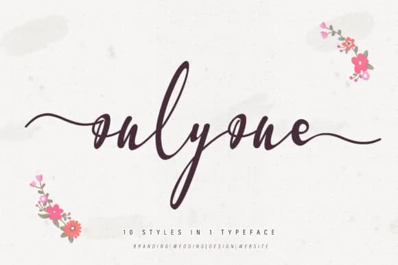 Onlyone Font by thomasaradea — Script Handwritten Font
