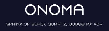 Onoma by Victor Potet — Sans Serif Font — thumbnail 2