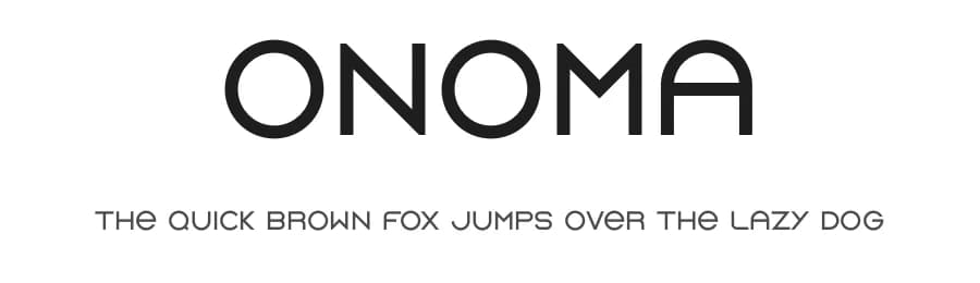 Onoma by Victor Potet — Sans Serif Font