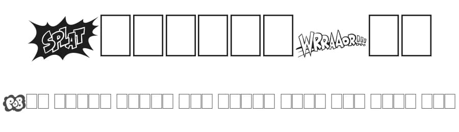 OnomatoBom by imagex — Dingbats Font