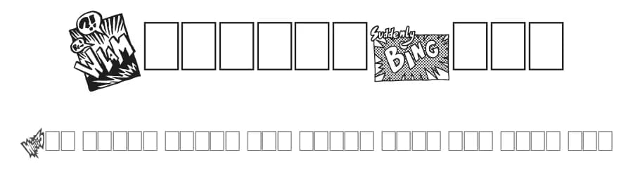 OnomatoVlam by imagex — Dingbats Font