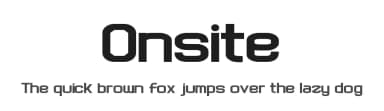 Onsite by Letterafa Studio — Sans Serif Font — thumbnail 1