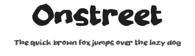 Onstreet by wepfont.com — Script Handwritten Font — thumbnail 1