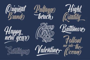 Onthel Font by 38.lineart — Script Handwritten Font — thumbnail 5