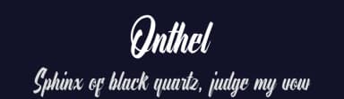 Onthel by 38.lineart — Script Handwritten Font — thumbnail 2