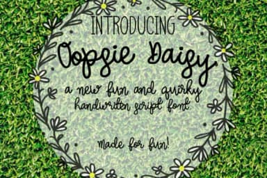 Oopsie Daisy Font by tabitha_beam — Script Handwritten Font — thumbnail 1