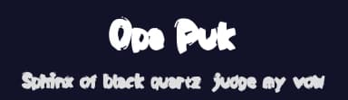 Opa Puk by Lars Manenschijn — Script Handwritten Font — thumbnail 2