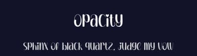 Opacity by Andi Moz — Script Handwritten Font — thumbnail 2