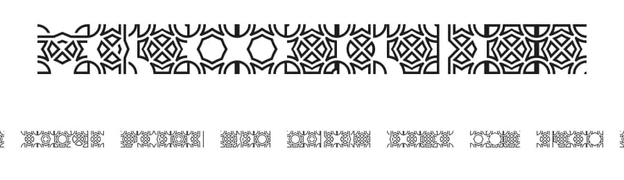 Opattfram01 by gluk — Dingbats Font