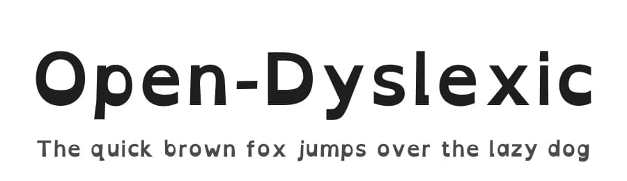 Open-Dyslexic by Abelardo Gonzalez — Sans Serif Font