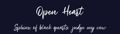 Open Heart by AminMario — Script Handwritten Font — thumbnail 2