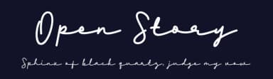 Open Story by Jimtype Studio — Script Handwritten Font — thumbnail 2