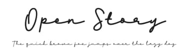 Open Story by Jimtype Studio — Script Handwritten Font — thumbnail 1