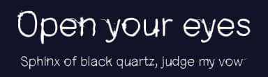 Open your eyes by Juha Korhonen — Script Handwritten Font — thumbnail 2