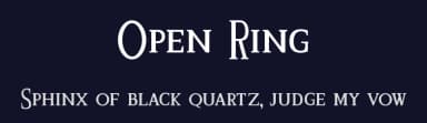 Open Ring by MrTophat — Serif Font — thumbnail 2