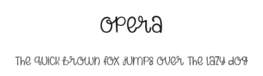 Opera by Mustakim - — Script Handwritten Font — thumbnail 1