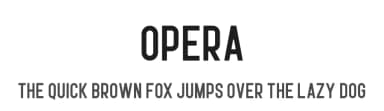 Opera by FactoryType — Sans Serif Font — thumbnail 1