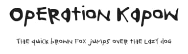 Operation Kapow by spiritworld — Script Handwritten Font — thumbnail 1