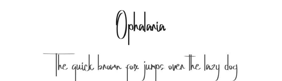 Ophalaria by Jadatype — Script Handwritten Font