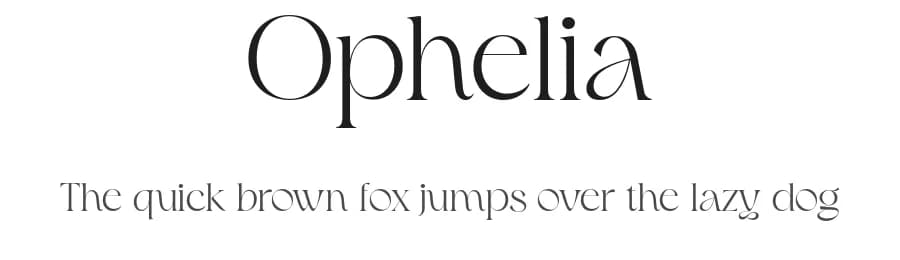 Ophelia by VampStudio — Serif Font