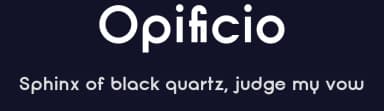 Opificio by Andrea Cerboneschi — Sans Serif Font — thumbnail 2