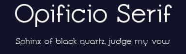 Opificio Serif by Andrea Cerboneschi — Sans Serif Font — thumbnail 2