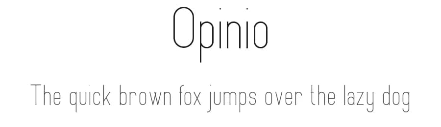 Opinio by VPcreativeshop — Sans Serif Font